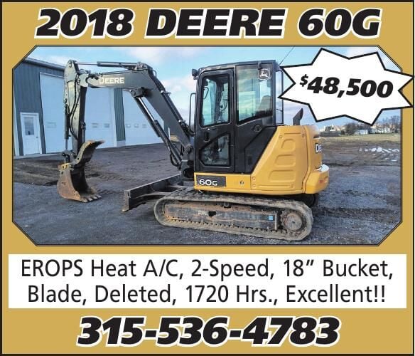 2018 John Deere 60G