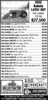 List Ad/2022 Kubota L4701 HST