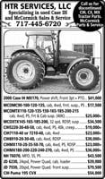2000 Case IH MX170, front 3pt--- 1/25