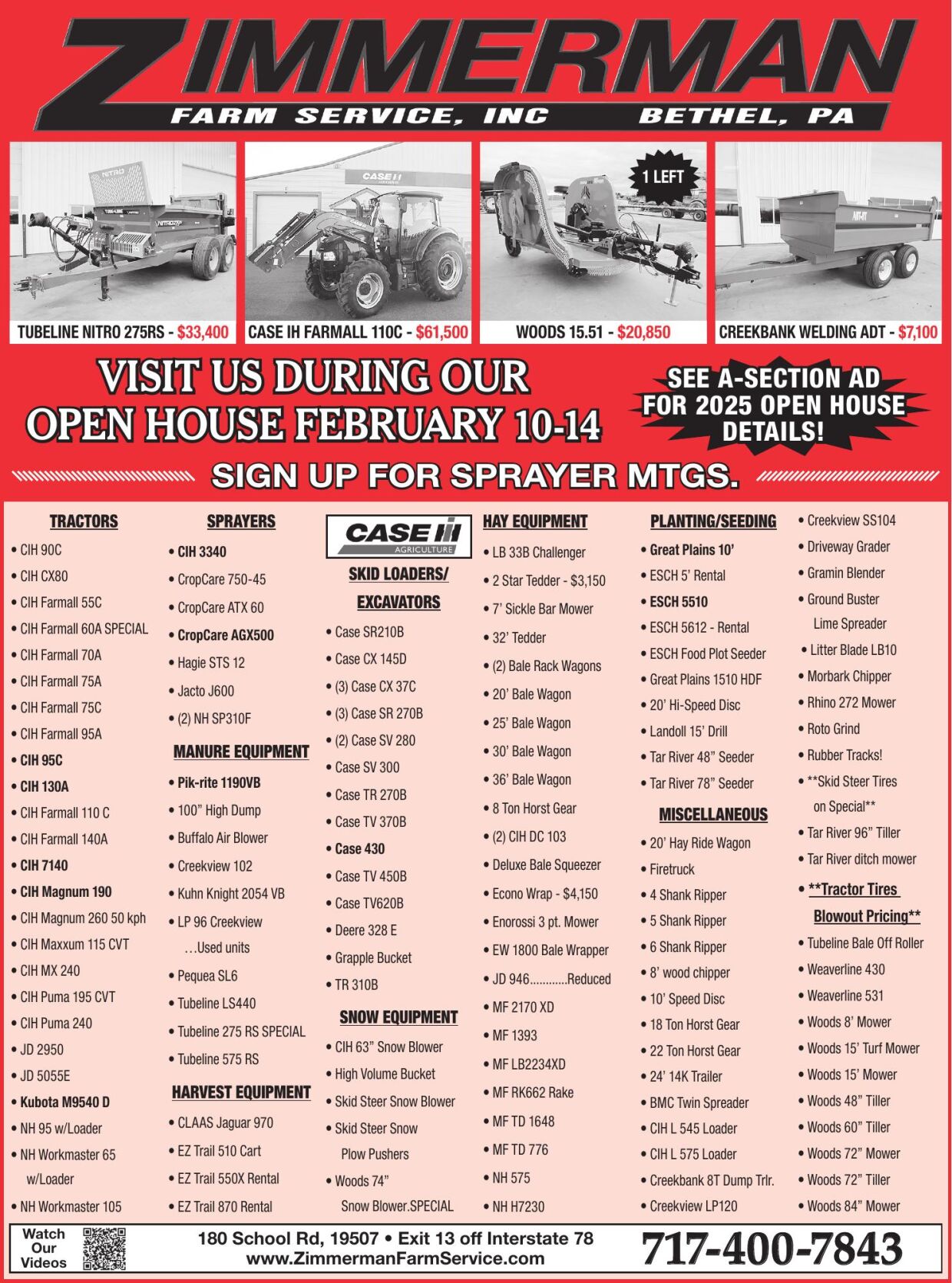 SEE US FOR GREAT SELECTION
